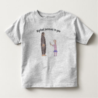 Camiseta Infantil Bigfoot Believes in You Toddler T-Shirt