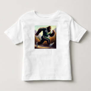 Camiseta Infantil Bigfoot em Execução