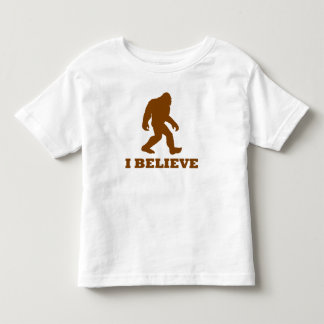 Camiseta Infantil Bigfoot que eu acredito