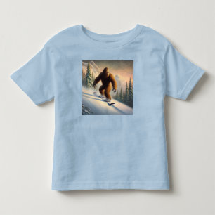 Camiseta Infantil Bigfoot Snowboard