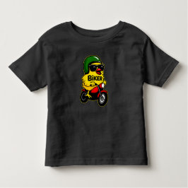 Camiseta Infantil Biker do Pintinho de motocicleta
