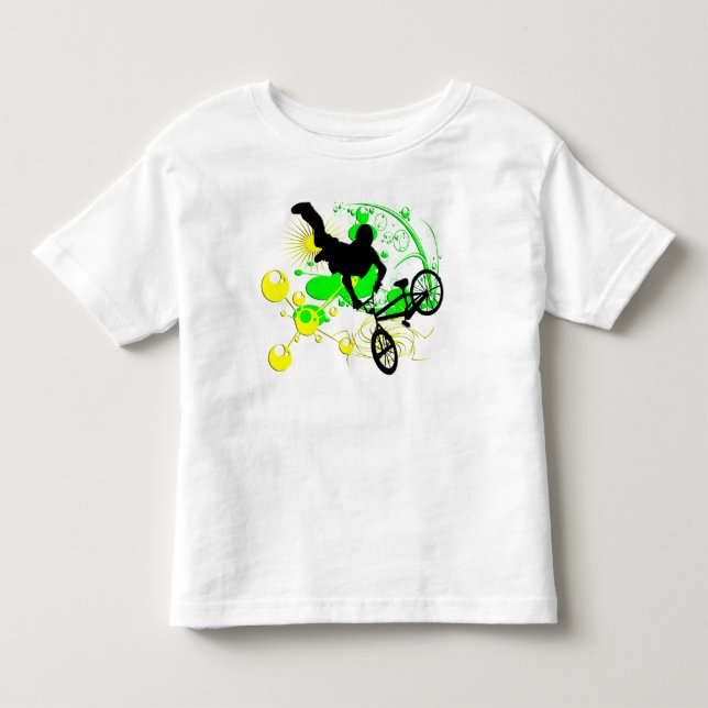 Camiseta Infantil Biking extremo (Frente)