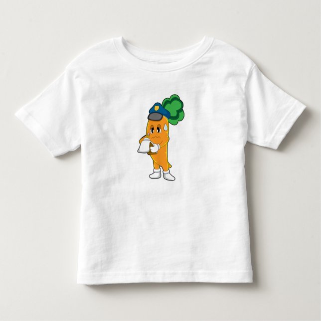 Camiseta Infantil Bilhete de estacionamento do guarda de trânsito de (Frente)