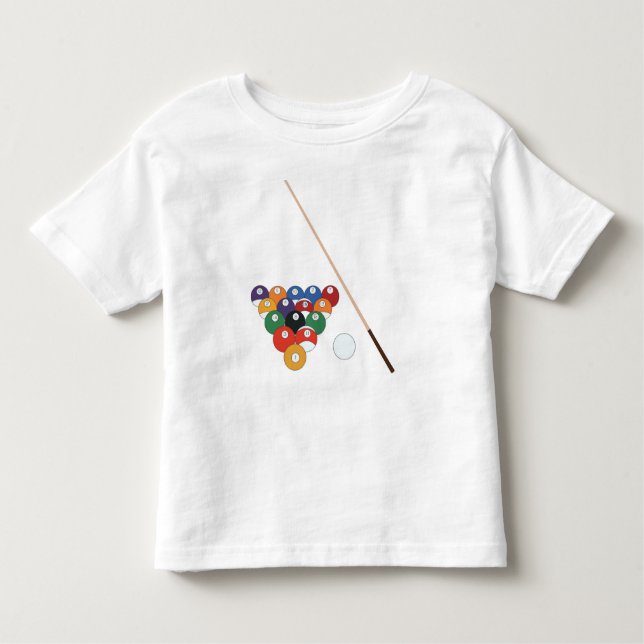 Camiseta Infantil Billiard (Frente)