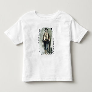 Camiseta Infantil Billy o miúdo (gravura colorida)