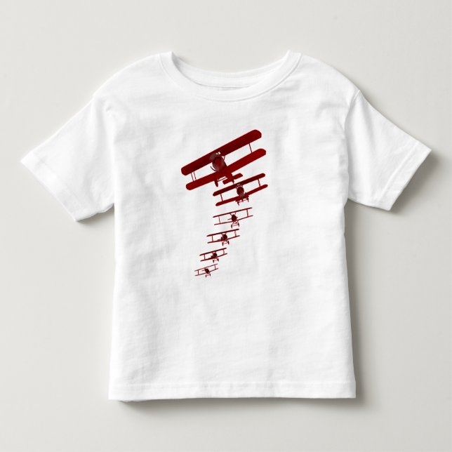 Camiseta Infantil Biplano Retro (Frente)