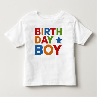 Camiseta Infantil Birthday Boy Multi Colour