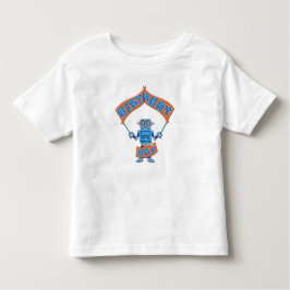 Camiseta Infantil Birthday Boy Robot