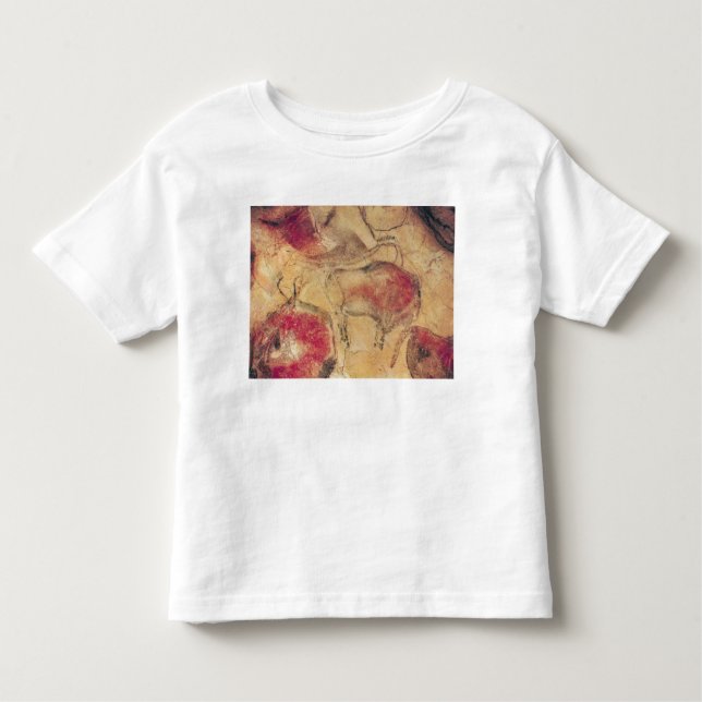 Camiseta Infantil Bisontes, das cavernas em Altamira, c.15000 BC (Frente)