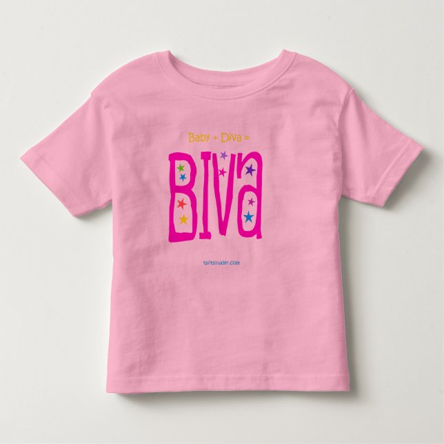 Camiseta Infantil Biva (diva do bebê) (Frente)