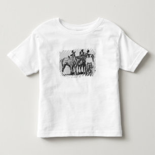 Camiseta Infantil Black Cowboys em Bonham, Texas, c.1890 (foto de b/