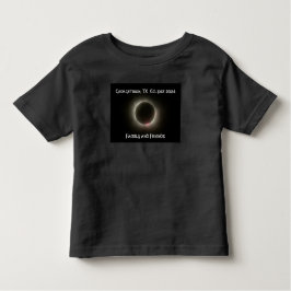 Camiseta Infantil Black Toddler Georgetown Total Eclipse T-Shirt