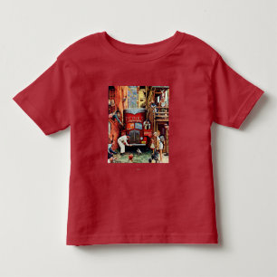 Camiseta Infantil Bloco de estrada por Norman Rockwell