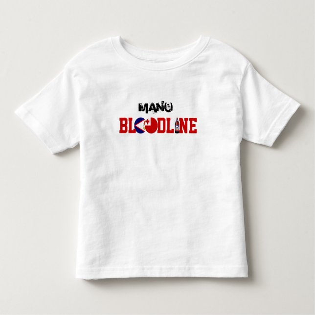 CAMISETA INFANTIL BLOODLINE DE MANU (Frente)
