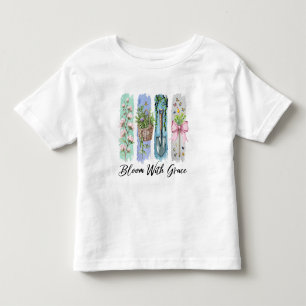 Camiseta Infantil Bloom com a Arte Floral Grace Garden