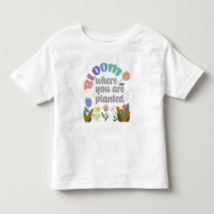 Camiseta Infantil Bloom onde você está plantado