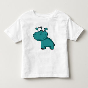 Camiseta Infantil Blue Happy Hippo