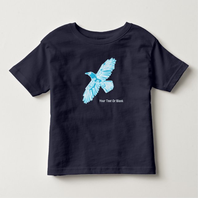 Camiseta Infantil Blue Raven (Frente)