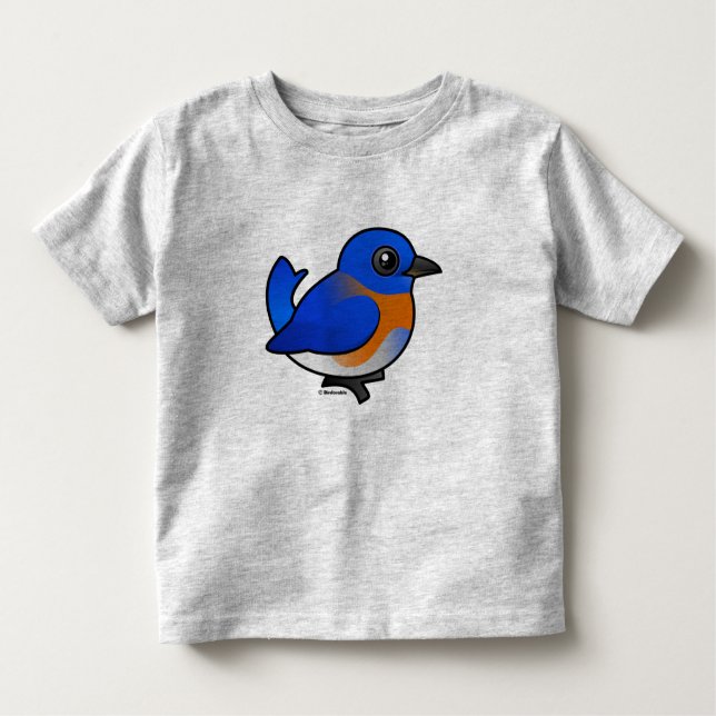 Camiseta Infantil Bluebird ocidental dos desenhos animados (Frente)