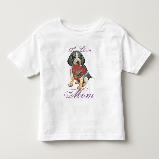 Camiseta Infantil Bluetick Heart Mãe (Frente)