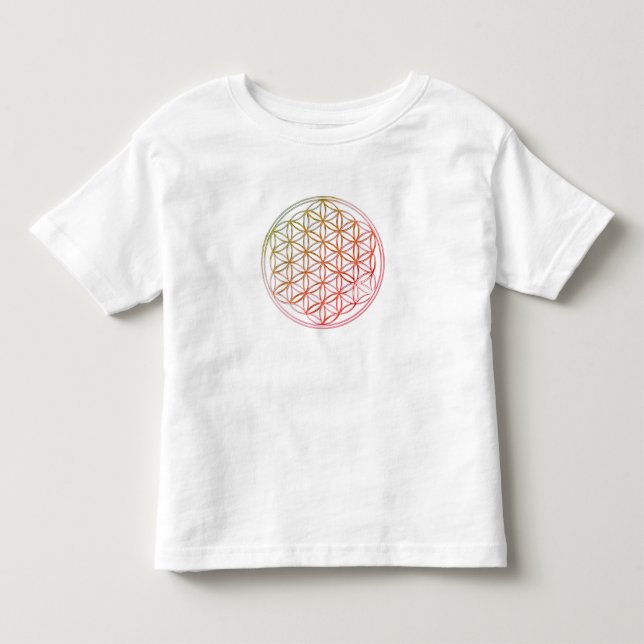 Camiseta Infantil Blume des Lebens | klein (Frente)