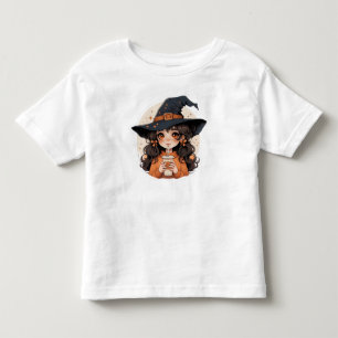 Camiseta Infantil Blusa Aconchegante de Outono e Halloween para Meni