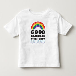 Camiseta Infantil Boa glicose (arco-íris)