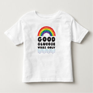 Camiseta Infantil Boa glicose (arco-íris)