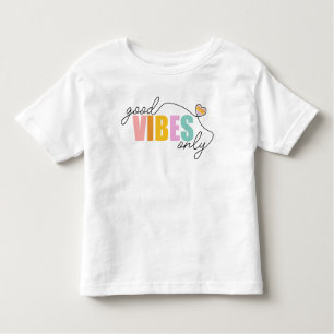 Camiseta Infantil Boas Vibes Apenas Arco-Íris