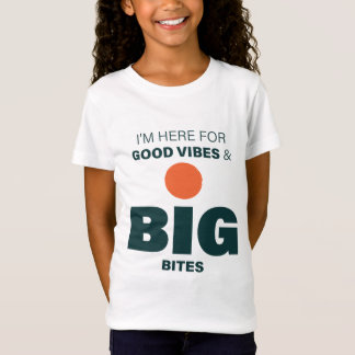 Camiseta Infantil Boas Vibrações e Grandes Mordida
