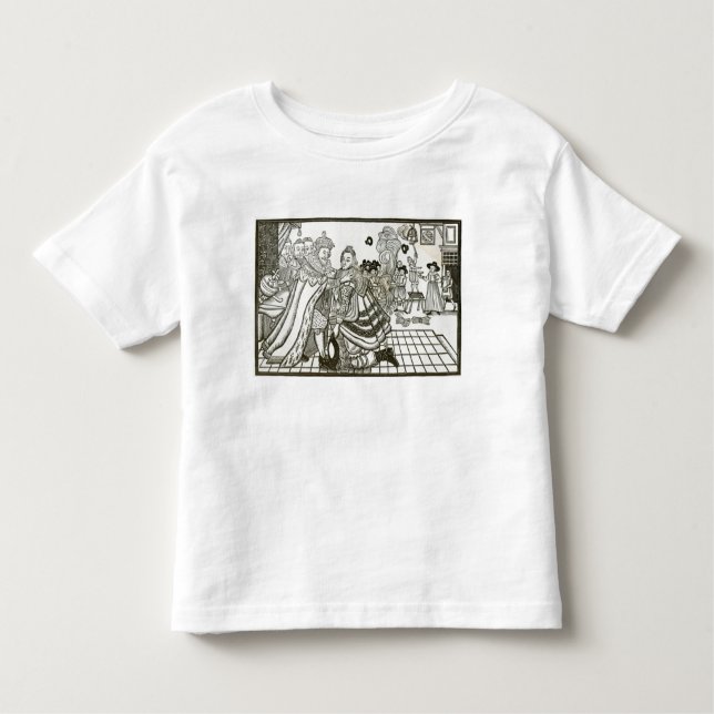 Camiseta Infantil Boas-vindas à Espanha do Príncipe Charles, 1623 (Frente)
