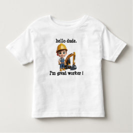 Camiseta Infantil Bob o construtor alô cara construção