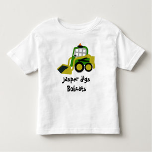 Camiseta Infantil Bobcat escavator