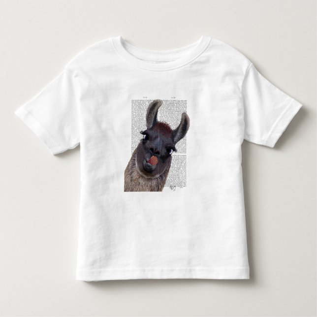 Camiseta Infantil Bobo Llama (Frente)