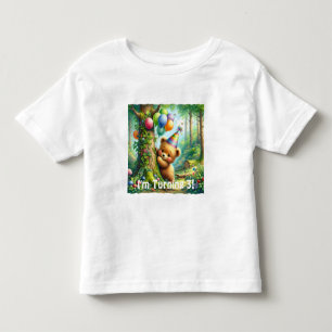 Camiseta Infantil Boca-Bebê-Urso-Bebê-Cartoon Cáudia