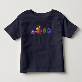 Camiseta Infantil Boca-marinho-azul-do-monstro