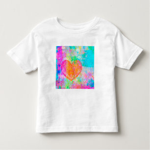 Camiseta Infantil Boho Heart