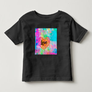 Camiseta Infantil Boho Heart Love