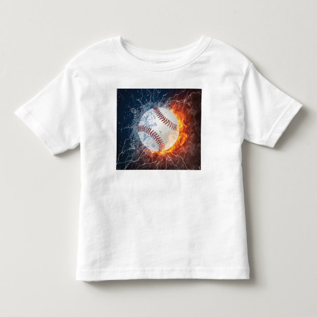 Camiseta Infantil Bola de beisebol (Frente)