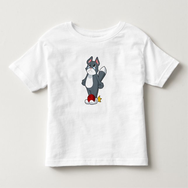 Camiseta Infantil Bola de boliche de Boliche (Frente)