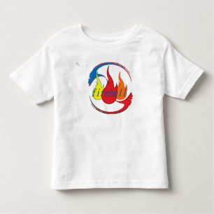 Camiseta Infantil Bola de fogo
