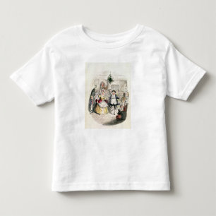 Camiseta Infantil Bola do Sr. Fezziwig, 'de um Natal Carol