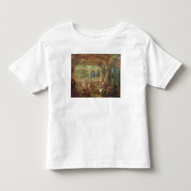 Camiseta Infantil Bola na ópera de Paris (Frente)