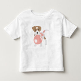 Camiseta Infantil Bolha de Goma-Bolo Cachorro Bolha-Boca