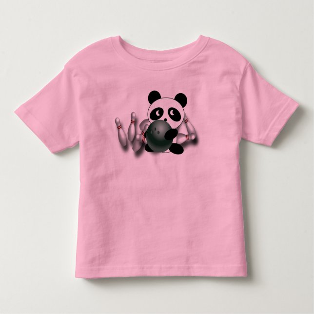Camiseta Infantil Boliche do urso de ursinho (Frente)