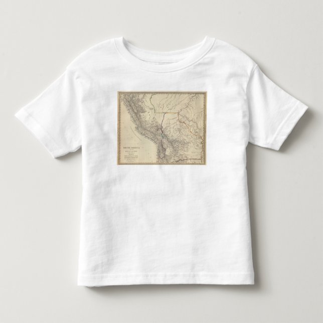Camiseta Infantil Bolívia, Peru, Brasil (Frente)