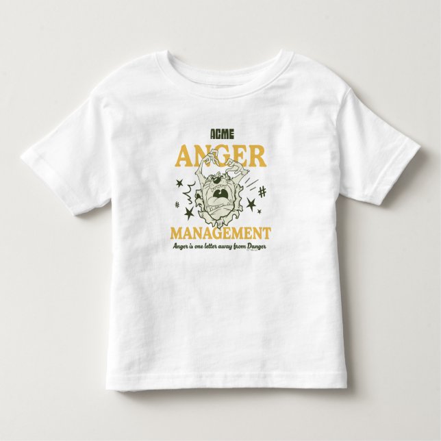 Camiseta Infantil BOLSAS DE CARRO™ |TAZ™ ACME Anger Management (Frente)