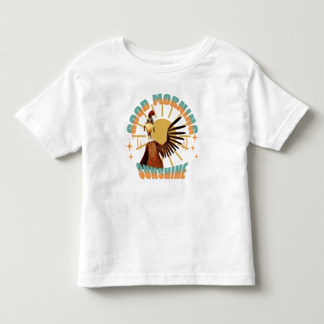 Camiseta Infantil Bom Dia Sol Risada de Galo (Frente)