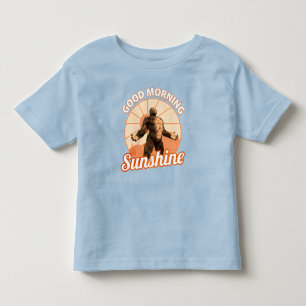 Camiseta Infantil Bom dia Sunshine Engraçado Pé Grande