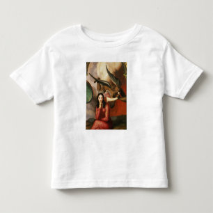Camiseta Infantil Bom e Mau: o diabo tentando uma jovem mulher, 1